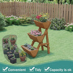 Small Raised Garden Bed, 3 Tier Vertical Garden Planter - Image 6