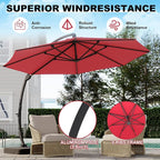 GarveeLife 11FT Cantilever Patio Umbrella - Image 5