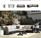 Signature Design by Ashley Beachcroft Curved Modern 4-Piece Outdoor Sectional - Image 6
