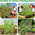 Cucumber Trellis for Raised Bed, U-Shape Garden Trellis for Climbing Plants - Image 6