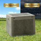 Outdoor Storage Box, Resin Deck Boxes Indoor and outdoor, Waterproof Storage - Image 5