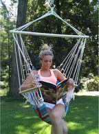 Hammock Chair Hanging Rope Swing, *12 Patterns, Quality Comfortable and - Image 2