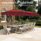 SUPERJARE 15FT Outdoor Umbrella - Image 3