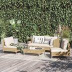 Grand patio 5-Piece Wicker Patio Furniture Set, Boho Outdoor Sectional Sofa - Image 8