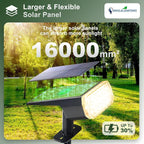DINGLILIGHTING Waterproof Solar Lights Outdoor: IP65 Led Spot Light Decorations - Image 2