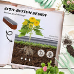 Outsunny 6.5' x 2' x 1.4' Galvanized Raised Garden Bed Kit, Outdoor Metal - Image 4