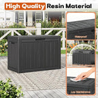 Outdoor Storage Box, Resin Deck Boxes Indoor and outdoor, Waterproof Storage - Image 4