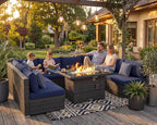 NICESOUL Extra Large 9 Pcs Outdoor Patio Furniture Set - Image 3