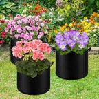 6-Pack 10 Gallon Grow Bags - 300G Heavy Duty Aeration Fabric Pots - Image 7