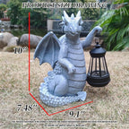 Solar Dragon Garden Statue Decoration - Image 4