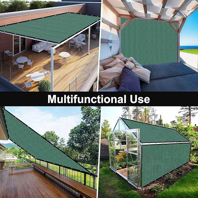 Artpuch 90% Sun Shade Cloth, 6 x 20 FT Pergola Shade Cover Canopy - Image 8