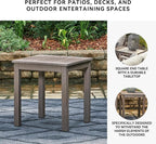 Signature Design by Ashley Hillside Barn Casual Outdoor Weatherwood Resin - Image 5