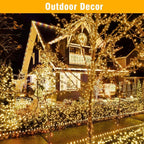 Nisocy 33FT LED String Lights Outdoor Waterproof – Warm White Fairy Lights - Image 5