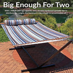 Sunnydaze Quilted Outdoor Hammock - Image 6