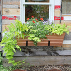 Achla Designs C-21C Plated Flower Box, Window Flowerbox Planter - Image 2