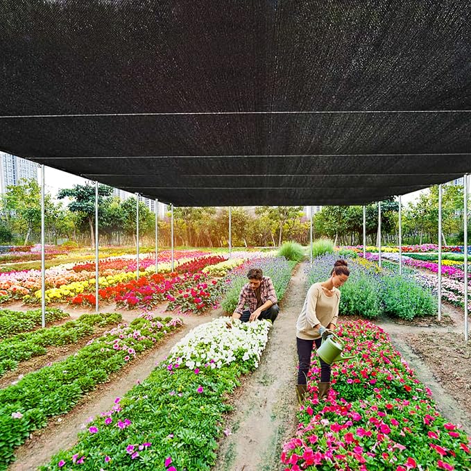 Shade Cloth- 90% Sunblock Net for Garden Patio, Shade Sails -for Plants Outdoor - Image 3