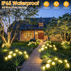 KAQ Solar Garden Lights Outdoor 6PK 48LED, Mushroom Solar Lights Outdoor - Image 5