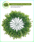 JAKY-Global Faux Artificial Plants Outdoor Flowers Spring Summer Decor 16 - Image 4