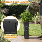 Greesum 24 Inch Tall Plastic Planters - Image 4