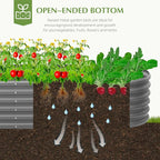 Galvanized Raised Garden Bed, Outdoor Planter Bed, Metal Planter Box - Image 6