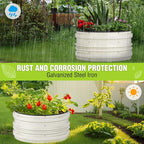 WORKPRO 3Pcs 2x2x1ft Galvanized Raised Garden Bed Set, Rust & Corrosion - Image 4