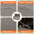 121 Gallon Outdoor Storage Box - Image 4