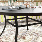 VICLLAX 60" Outdoor Round Patio Table - Image 7