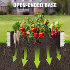WORKPRO 4x2x1ft Galvanized Raised Garden Bed Set, Rust & Corrosion Protection - Image 3