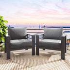 Solaste Patio Furniture Metal Armchair - Image 6