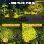 T-SUN Solar Spotlights, 7 LED Solar Lights Outdoor Waterproof, Auto ON/Off - Image 4