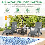 Yaheetech Adirondack Ottoman Footrest - Image 4