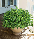 Artificial Fake Outdoor Plants for Spring Summer Decoration, 12 Bundles Fake by Ivydale