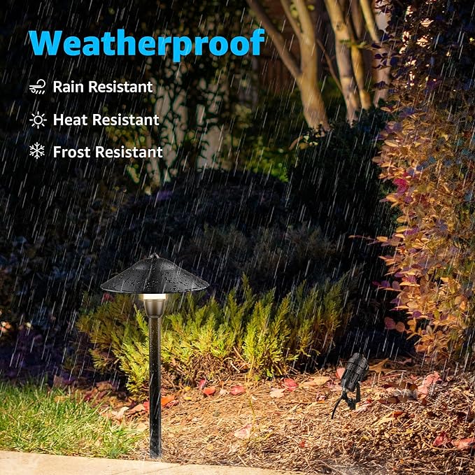 SUNVIE LED Low Voltage Landscape Lighting 12V Landscape Lighting Kit - Image 5