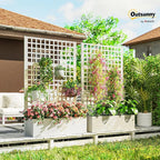 Outsunny Galvanized Raised Garden Bed - Image 2