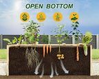 AMERLIFE U-Shaped Raised Garden Bed, 7.5Wx6Dx1.6H Free Combination Outdoor - Image 6