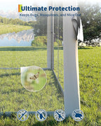 Canopy Tent 13x13 ft, Pop Up Gazebo One-Push Setup - Image 8