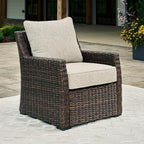 Signature Design by Ashley Brook Ranch Casual Nuvella Weather Resistant Fabric - Image 2