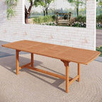 Sophia & William Acacia Wood Expandable Patio Dining Table by SophiaWilliam