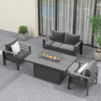 Solaste Aluminum Patio Furniture Set - Image 9