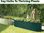 Plant & Plot Galvanized Raised Garden Beds Outdoor // 8×2×2 ft Planter Raised - Image 4