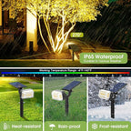 102 LED Solar Spot Lights Outdoor Waterproof IP65, Adjustable Landscape - Image 5