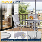 Shintenchi 6 Piece Patio Dining Set - Image 3