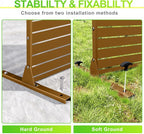 Outdoor Privacy Screen, Freestanding Privacy Fence Panels - Image 5