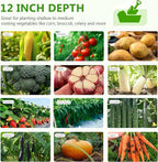 2PCS 8x4x1ft Galvanized Raised Garden Bed Kit, Metal Planter Box - Image 7