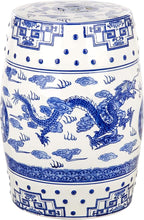 SAFAVIEH Castle Gardens Collection – Dragon’s Breath Blue Glazed Ceramic - Image 4