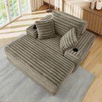 5-In-1 Oversized Chaise Lounge Chair Indoor by JEEOHEY