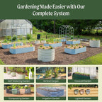 Vego garden 26" Extra Tall Raised Garden Bed Kits, 10 in 1 Modular Raised - Image 6