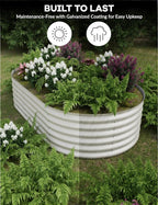 GarveeLife 8x4x1.5 ft Galvanized Raised Garden Bed - Image 5
