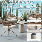 TWT Patio Dining Chairs Outdoor Stackable Dining Chairs - Image 6
