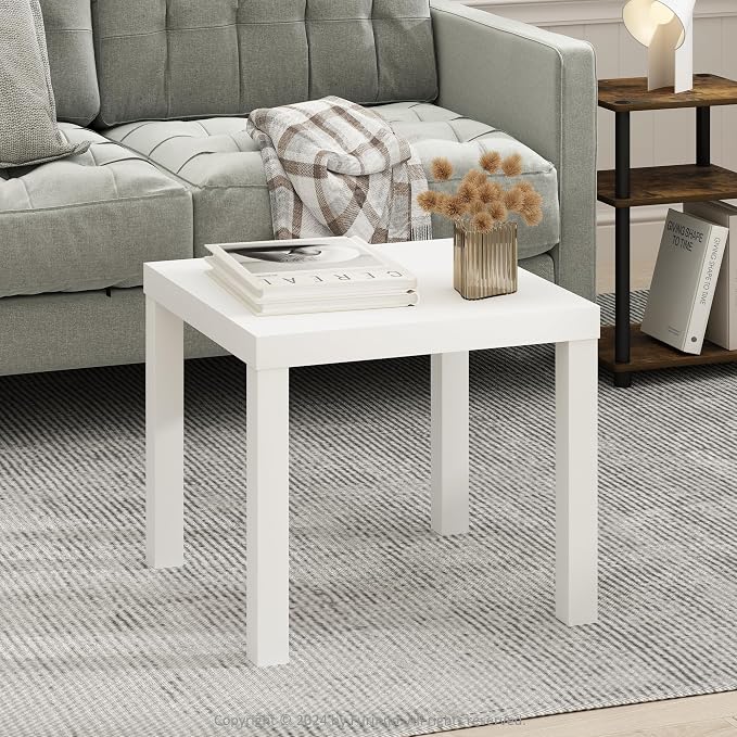 Furinno Classic Coffee Table, Square Modern Coffee Table by Furinno-FitsYourSpaceFitsYourBudget